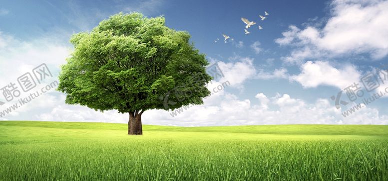 编号：71828909251038303098【酷图网】源文件下载-蓝天白云草地