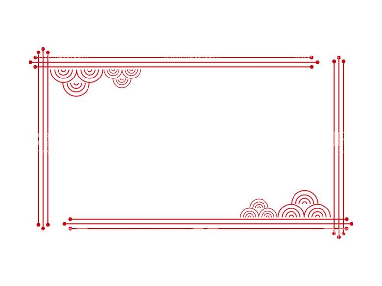 编号：94871011250929577638【酷图网】源文件下载-国风元素装饰框