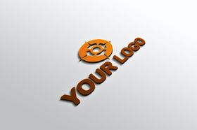 logo样机印章烫金模版击凹