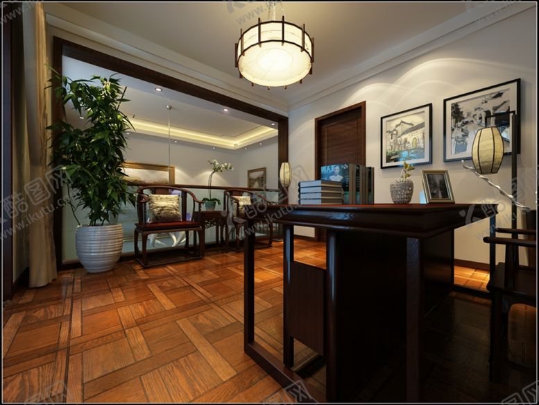 编号：30910709102353416911【酷图网】源文件下载-现代中式住宅空间设计