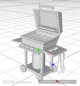 C4D模型烤炉