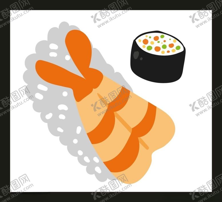 编号：22746902240347132866【酷图网】源文件下载-手绘寿司料理