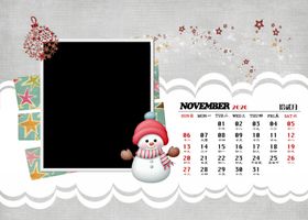 2020年台历12月