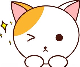 小清新动物可爱斑点猫