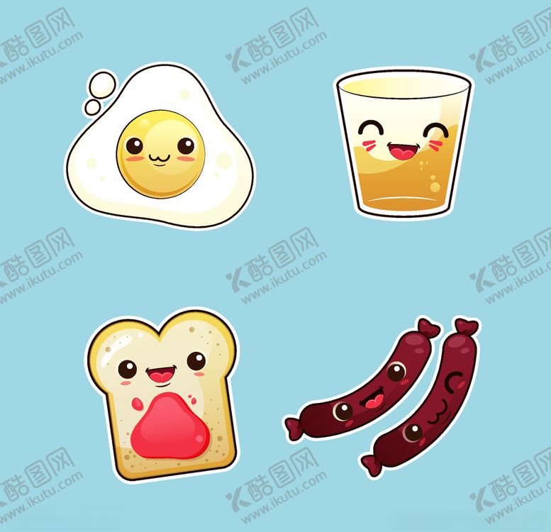 编号：14273207061831382531【酷图网】源文件下载-可爱食物