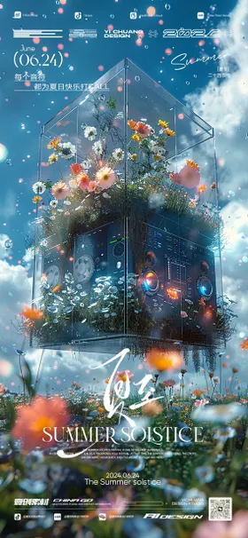 夏至节气海报