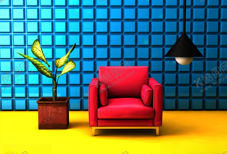 编号：86375510101318217979【酷图网】源文件下载-C4D立体展示场景元素