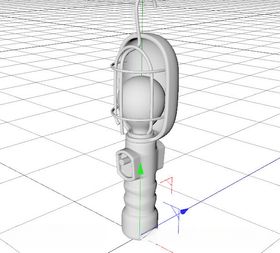 C4D模型仓库灯