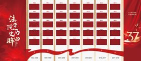 红色历程年份表