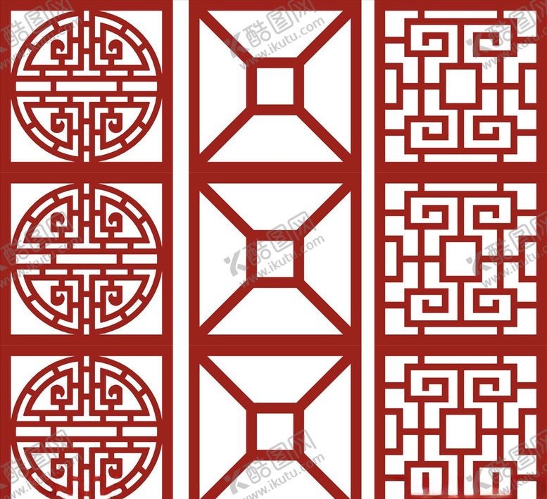 编号：88707506250042304530【酷图网】源文件下载-隔断雕花