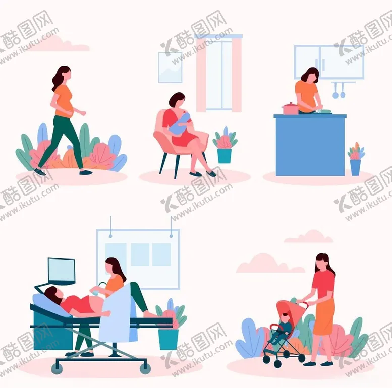 编号：28659805011344301154【酷图网】源文件下载-日常多样场景下的人物活动