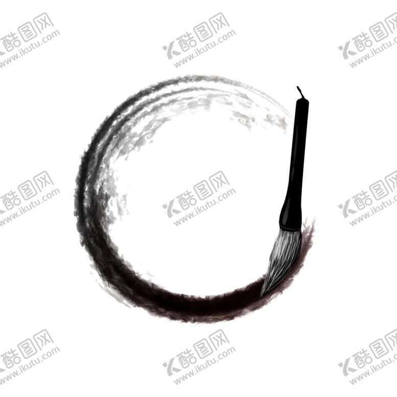 编号：55721509230649136235【酷图网】源文件下载-水墨素材毛笔画素材墨迹素材