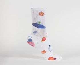 袜子样机效果图