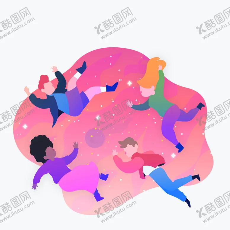 编号：67583110050728305916【酷图网】源文件下载-失重的人