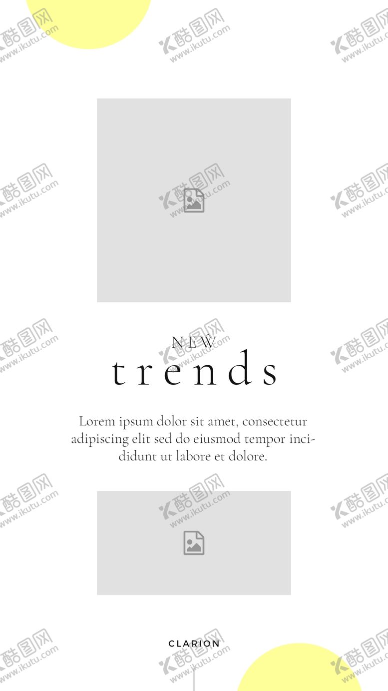 编号：29732809120447202942【酷图网】源文件下载-文艺日系简约清新海报排版