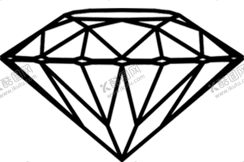 编号：97702707072240578292【酷图网】源文件下载-手绘钻石宝石水晶珠宝免扣素材