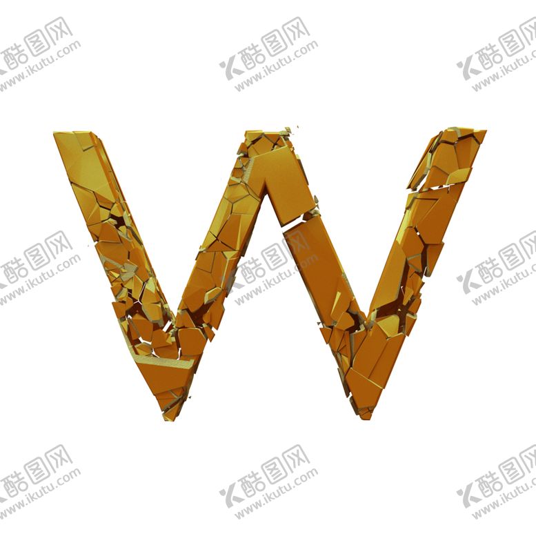 编号：36798110221156437433【酷图网】源文件下载-3D破碎立体字母