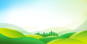 绿色背景