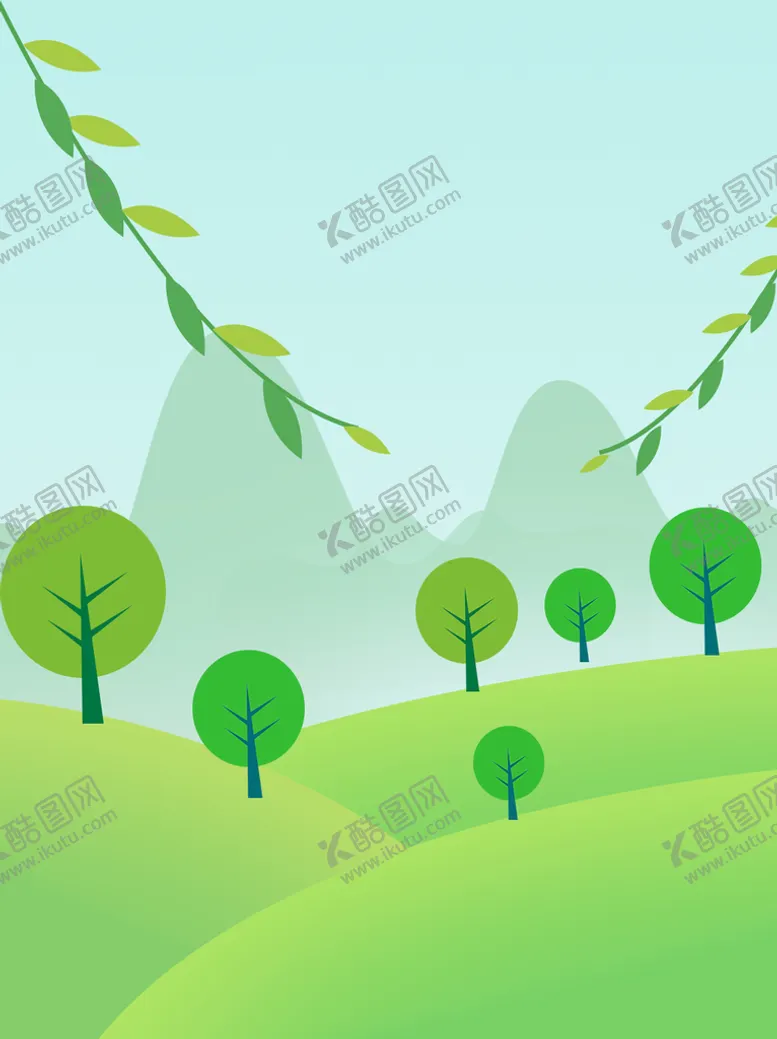 编号：61905709221459456504【酷图网】源文件下载-绿色植物背景