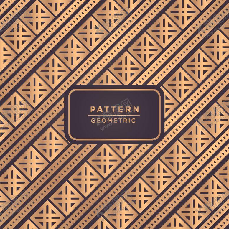 编号：25653210081342443828【酷图网】源文件下载-金色连续花纹