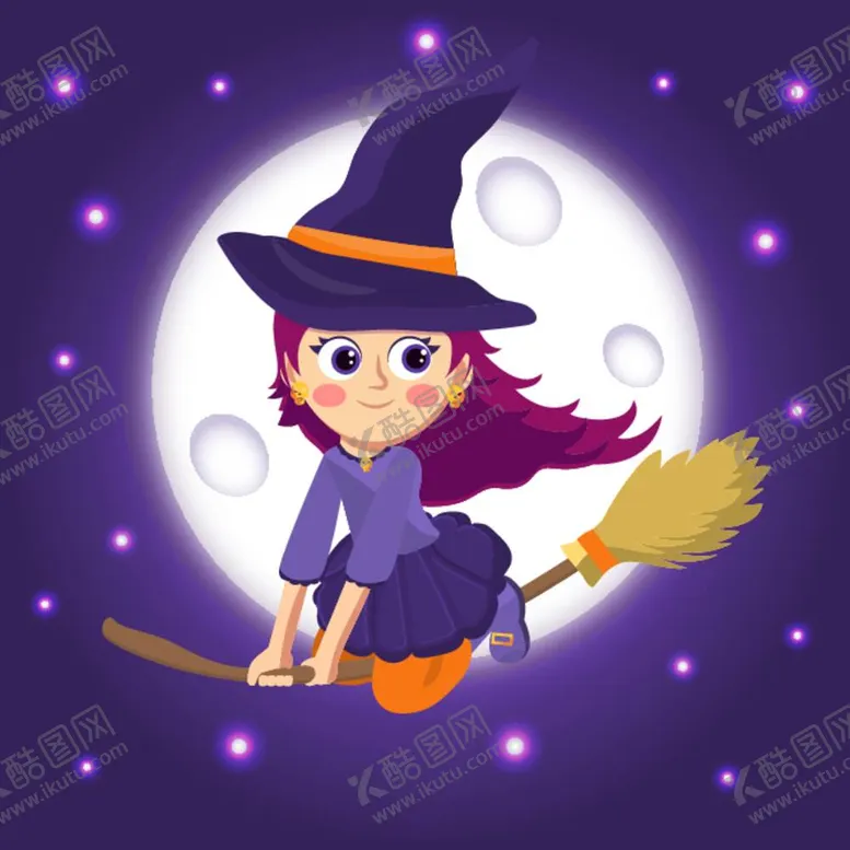 编号：75205112050522582480【酷图网】源文件下载-卡通魔女
