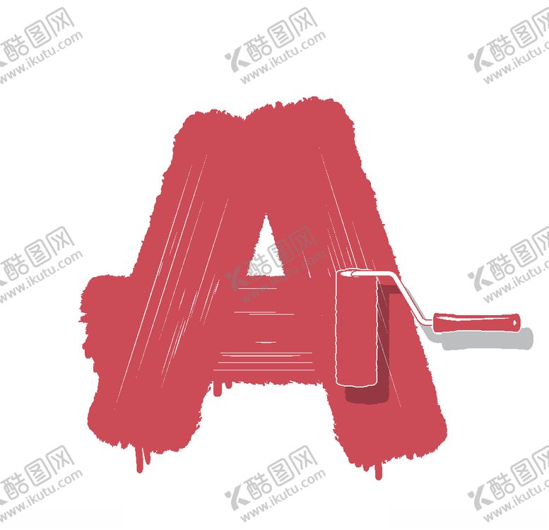 编号：31028209161331293387【酷图网】源文件下载-矢量水泥颜料字母