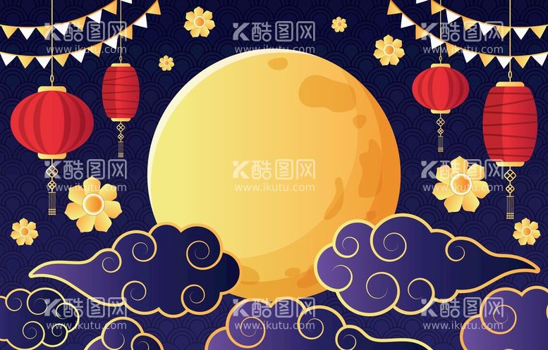 编号：79840609221000033794【酷图网】源文件下载-卡通中秋节 