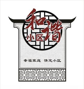 小区导视牌标识牌标牌