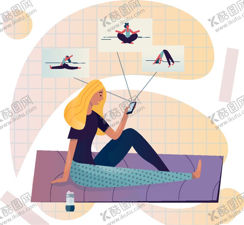 编号：45298107082116477579【酷图网】源文件下载-时尚手绘插画