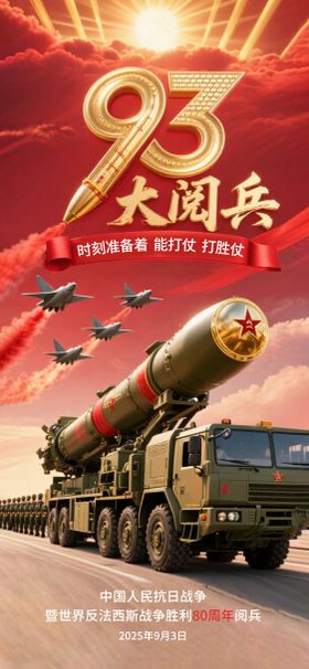 93大阅兵海报