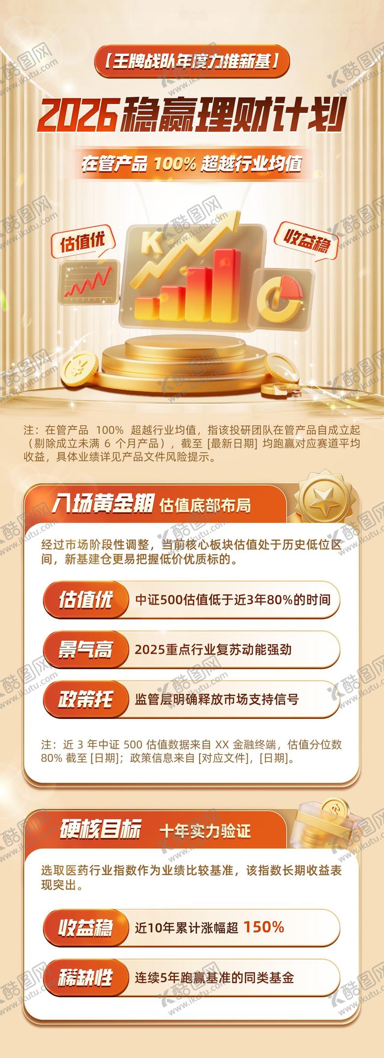 编号：58836402062021267728【酷图网】源文件下载-2026稳赢理财计划基金股票海报