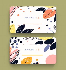 手绘风格名片