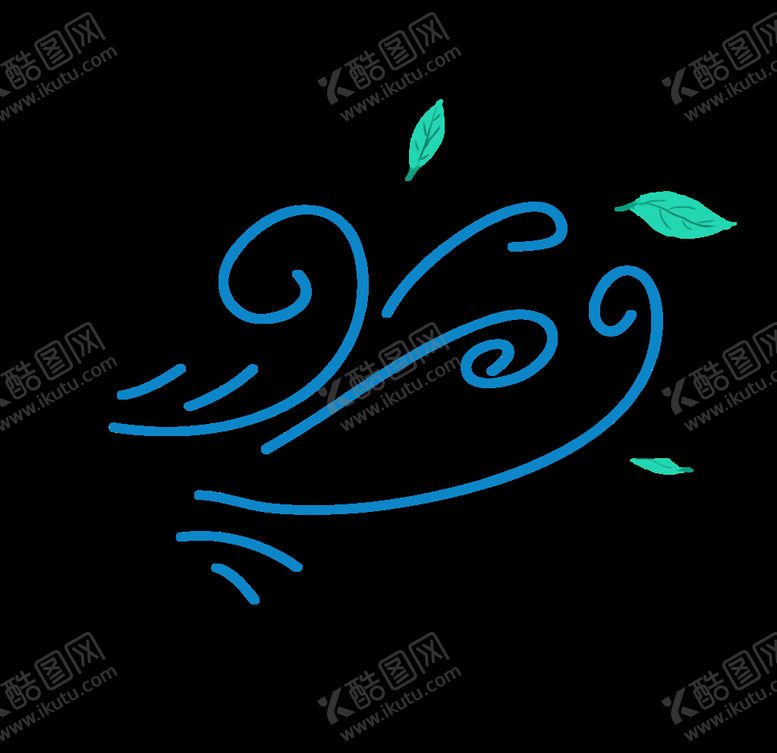 编号：77309907131028381820【酷图网】源文件下载-风吹树叶气流表现