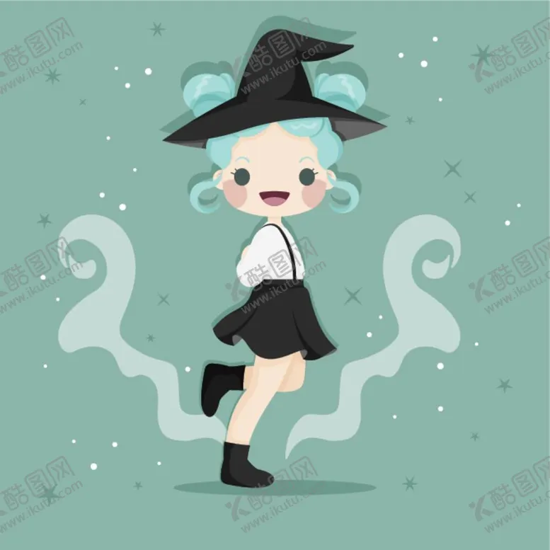 编号：59133212060246532681【酷图网】源文件下载-卡通魔女