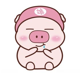 卡通小馋猪