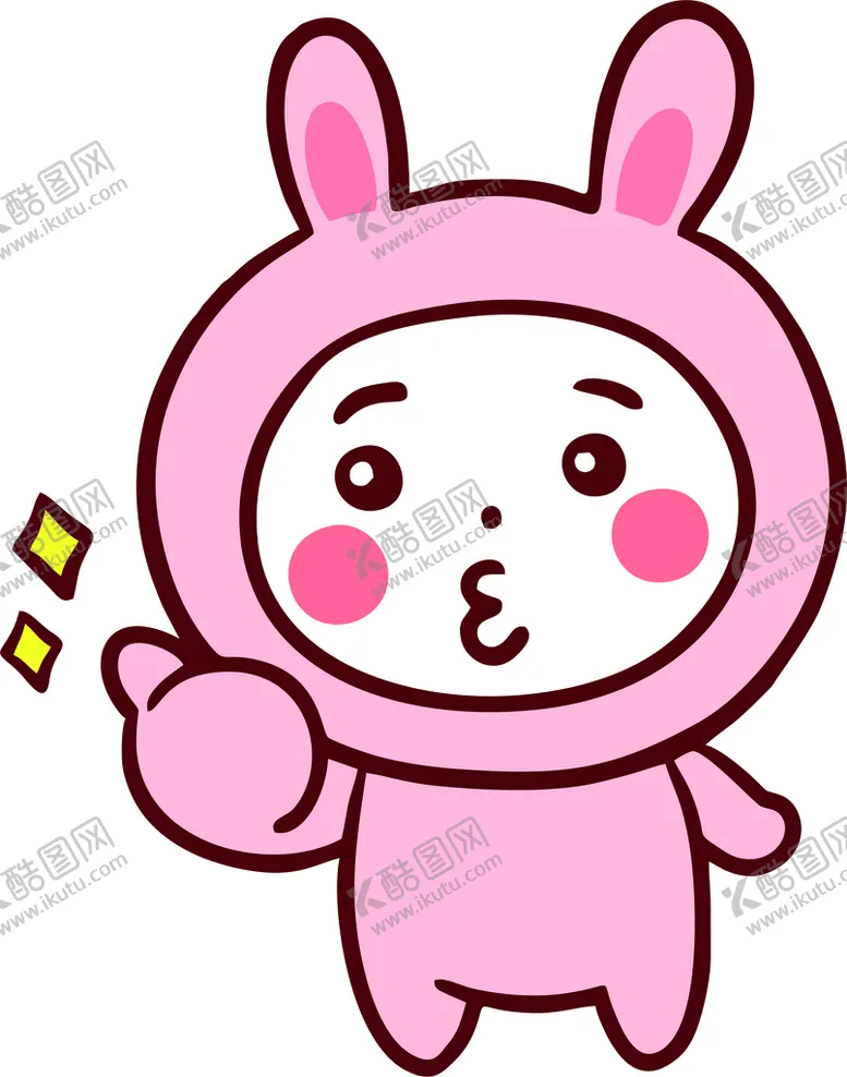 编号：30555910251218159428【酷图网】源文件下载-卡通兔子人