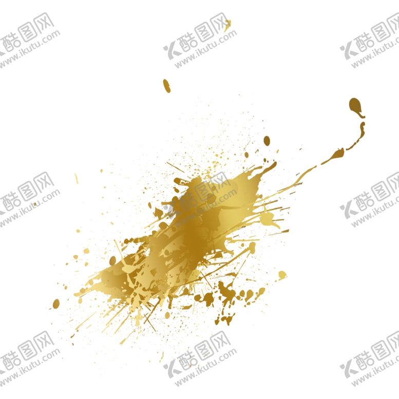 编号：71855904080142154517【酷图网】源文件下载-金色喷洒元素