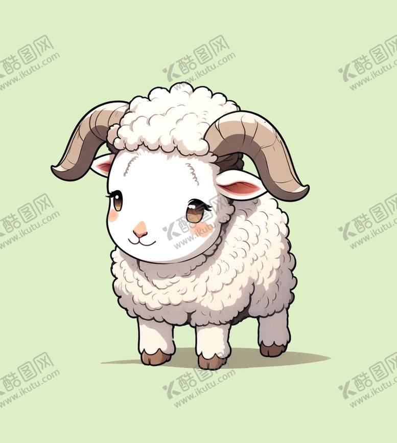 编号：50610202241225219372【酷图网】源文件下载-卡通动物小绵羊