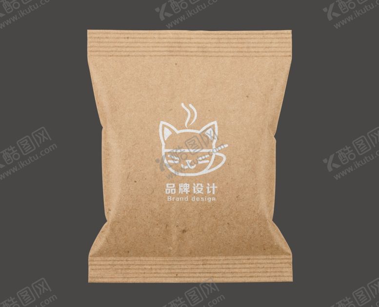 编号：15814202161619136171【酷图网】源文件下载-牛皮纸食物袋样机