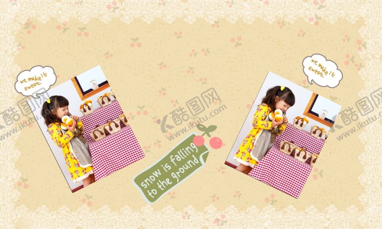 编号：21493607031933048834【酷图网】源文件下载-童年儿童周岁纪念相册PSD模板