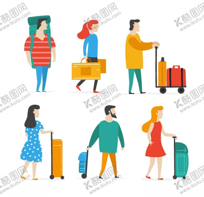 编号：77138409211019144695【酷图网】源文件下载-旅客游客