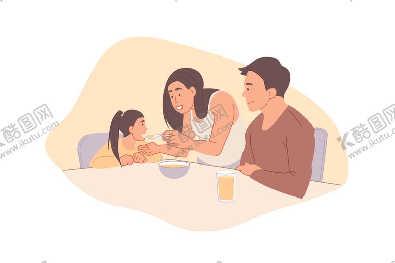 编号：87482310112037349315【酷图网】源文件下载-简约人物日常生活插画