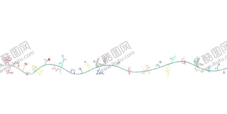 编号：96718306240008292225【酷图网】源文件下载-卡通分割线