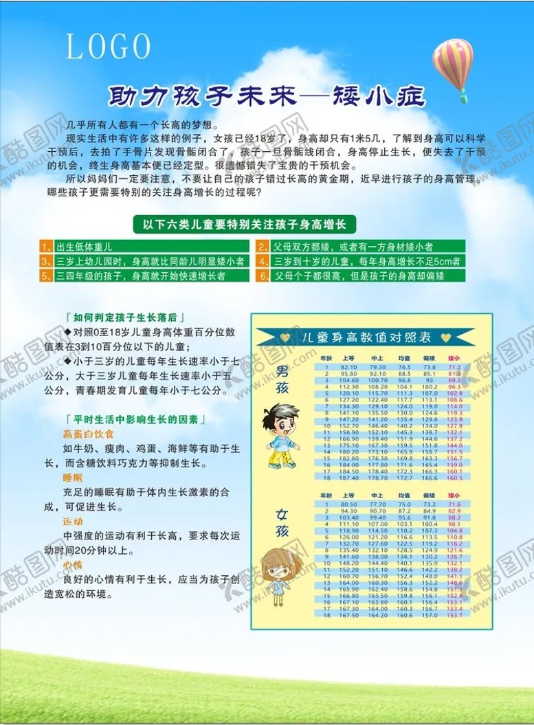 编号：97625301300138114550【酷图网】源文件下载-助力孩子未来—矮小症