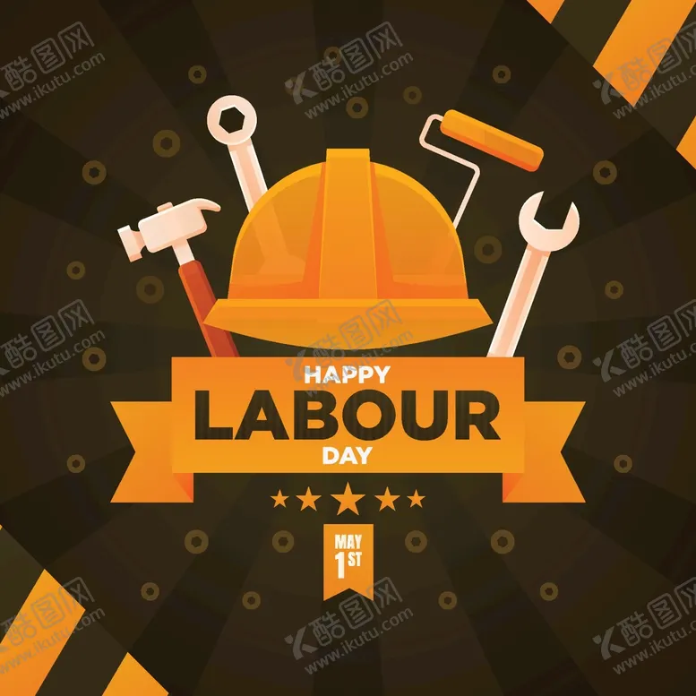 编号：21267910270529137451【酷图网】源文件下载-劳动节海报 劳动工具 