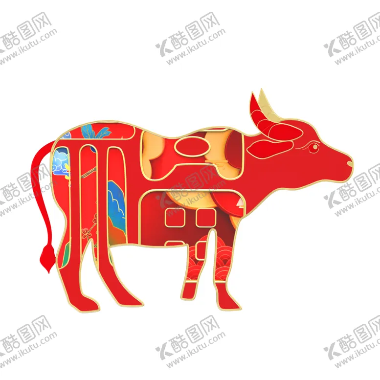 编号：73589304190513117506【酷图网】源文件下载-卡通牛形象
