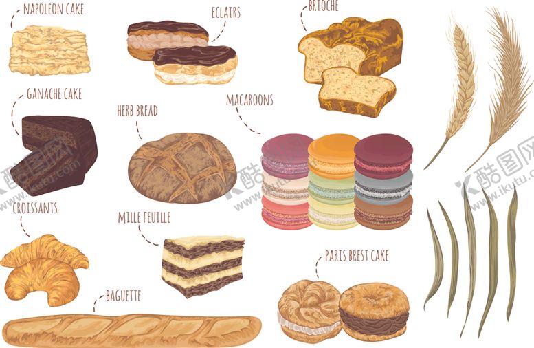 编号：66771709250523296187【酷图网】源文件下载-面包素材