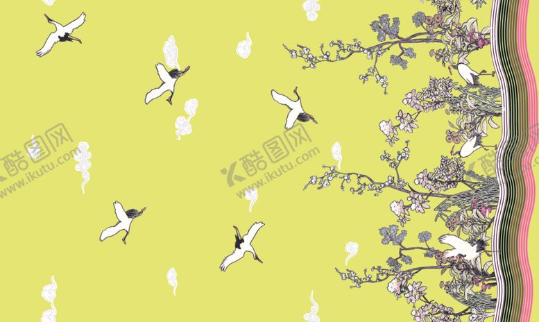 编号：20751705131409185894【酷图网】源文件下载-仙鹤