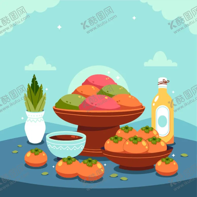编号：55294812032001585430【酷图网】源文件下载-柿子点心