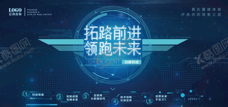 编号：40198505160814009412【酷图网】源文件下载-科技展板